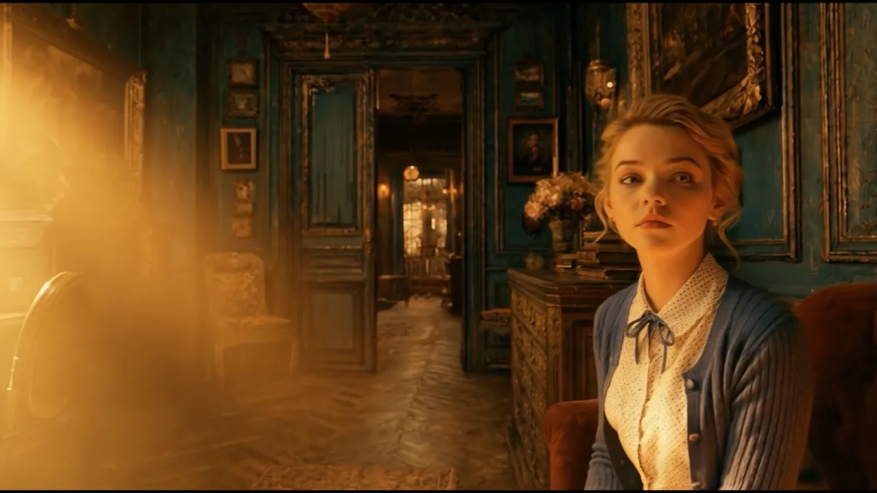 From Mask: a room in golden light